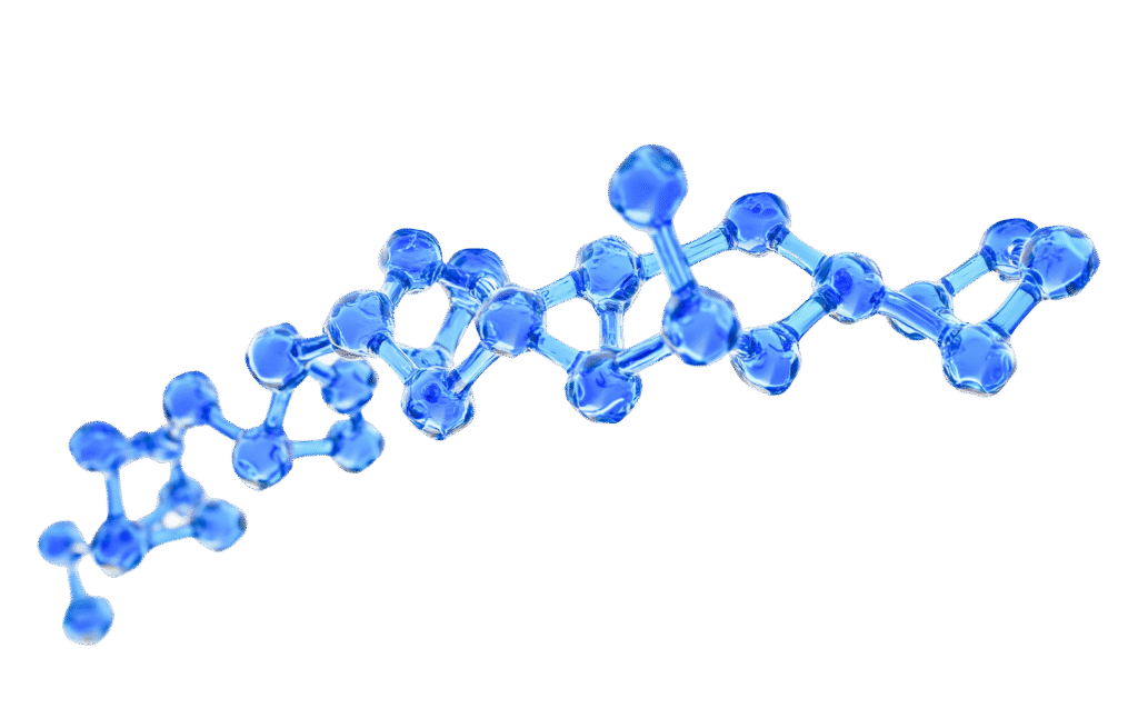 blue protein chain blue protein chain