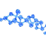 blue protein chain